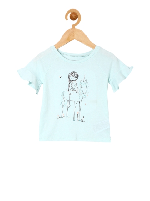 

GAP Girls Blue Graphic Flutter T-Shirt