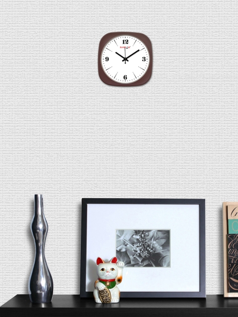 

RANDOM White Square Solid Analogue Wall Clock RC-6381