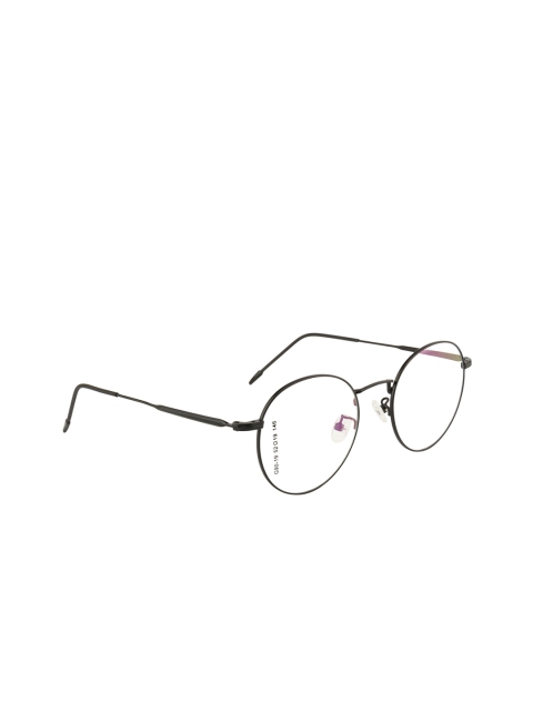 

Clark N Palmer Unisex Black Solid Full Rim Oval Frames CNP-G9019-C1