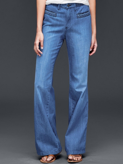 

GAP Women Blue Original 1969 Flare Braid Jeans