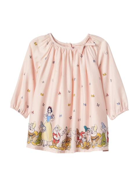 

GAP Girls Pink Disney Baby Snow White And Seven Dwarfs Dress