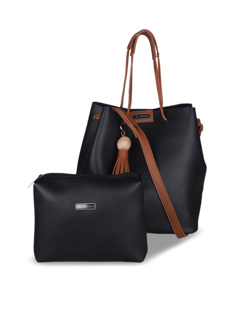 

ESBEDA Black Solid Shoulder Bag
