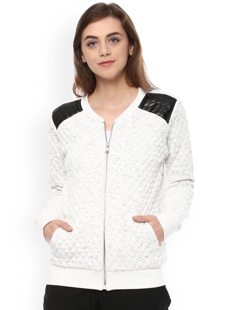 

Allen Solly Woman White Self Design Sweatshirt