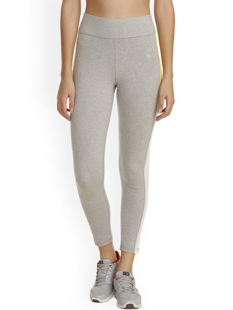 

Zelocity by Zivame Women Grey Solid Ankle-Length Leggings