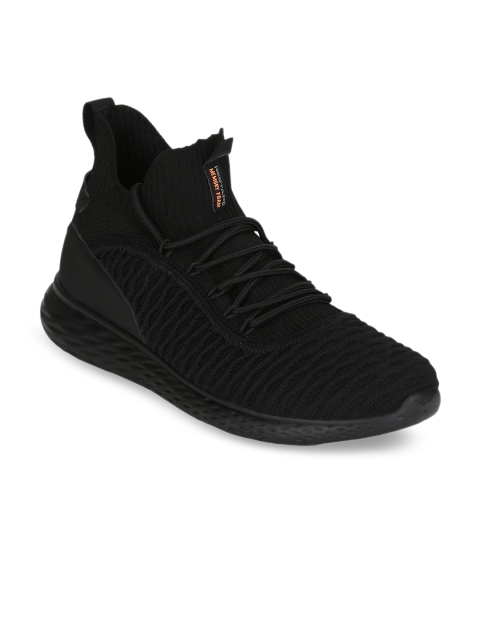 

Red Tape Men Black Mid-Top Walking Shoes
