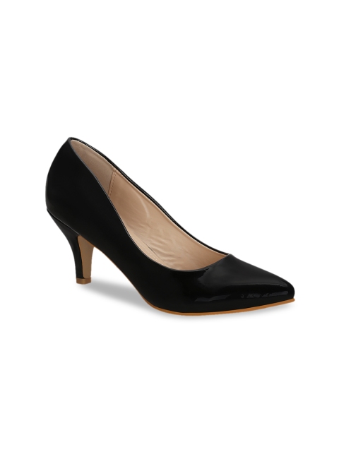 

Get Glamr Women Black Solid Pumps