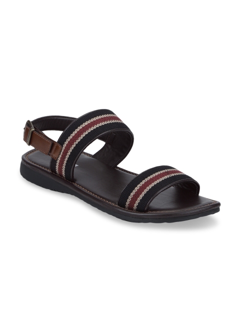 

Red Tape Men Brown & Black Comfort Sandals