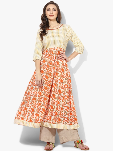 

Sangria Women Multicoloured Printed Anarkali Kurta, Multi