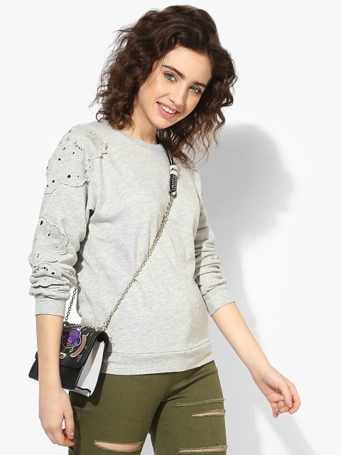 

Grey Textured Sweatshirt