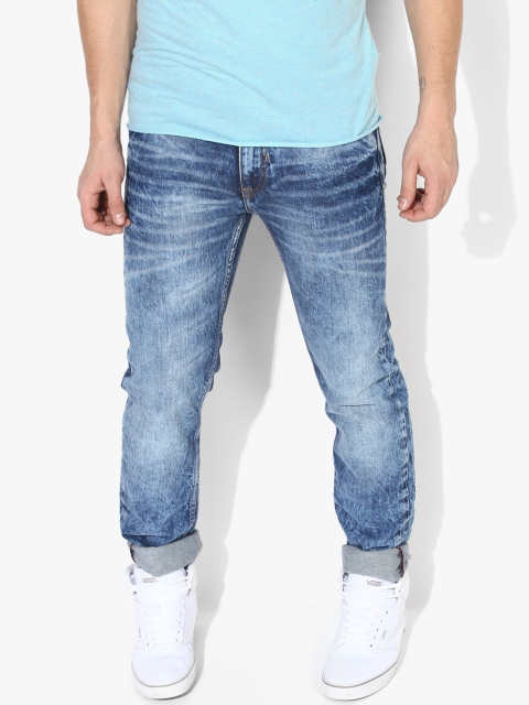 

Peter England Men Blue Slim Fit Low-Rise Clean Look Stretchable Jeans