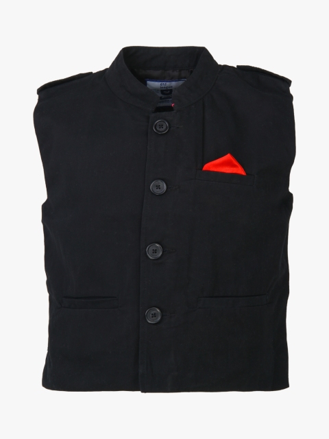

Black Solid Winter Jacket