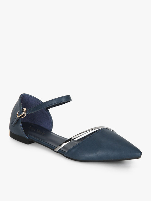 

Tao Paris Women Navy Blue Pointed Toe Flats