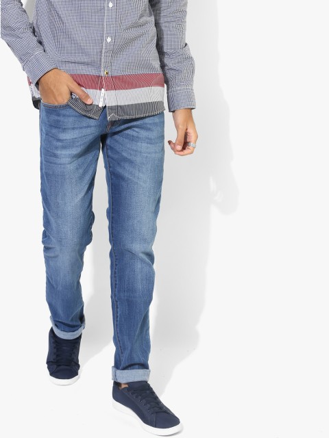 

Blue Washed Low Rise Slim Fit Jeans (Hatch)