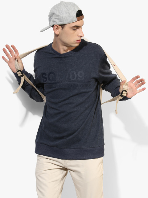 

Navy Blue Graphic Sweatshirt