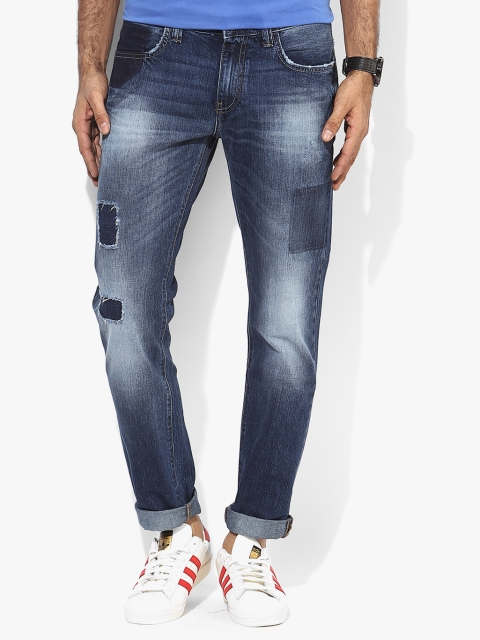 

Blue Mid Rise Slim Fit Jeans