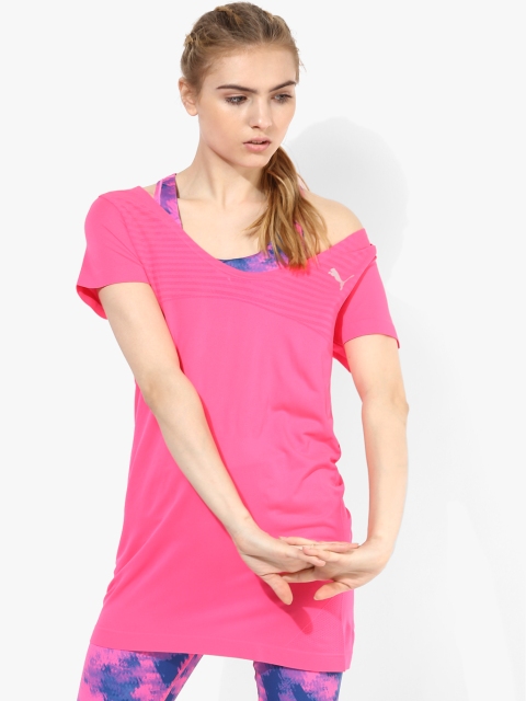 

PUMA Women Pink T-shirt