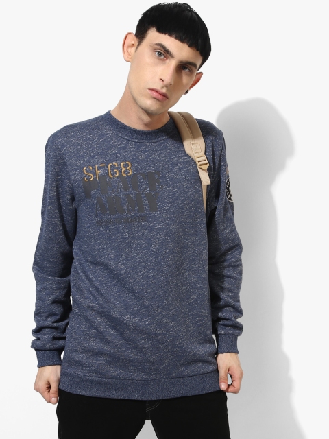 

Navy Blue Graphic Sweatshirt