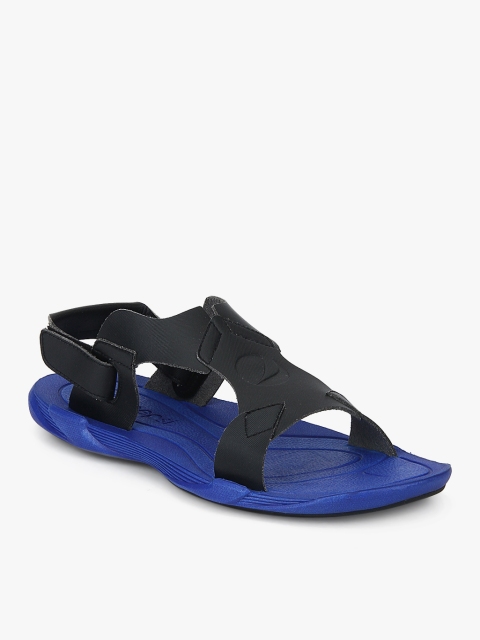 

Two Way Microfiber Black Sandals