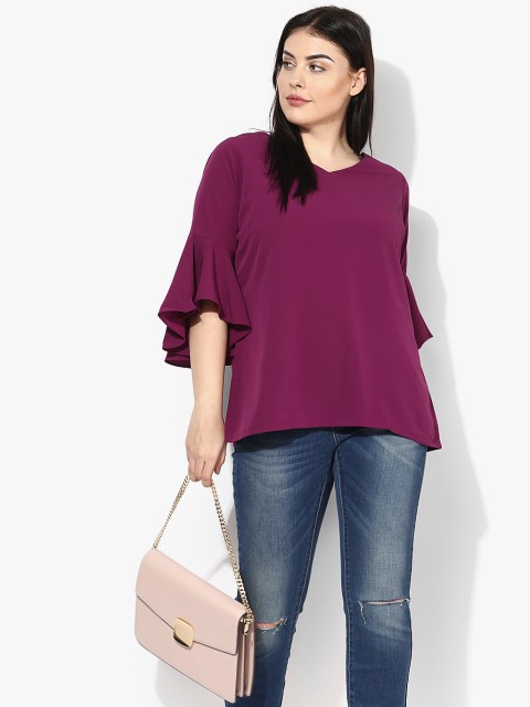 

Purple Solid Top