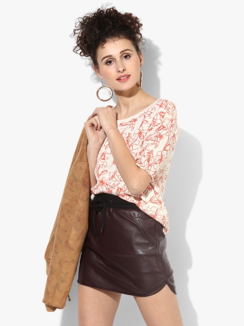 

Cream Printed Blouse