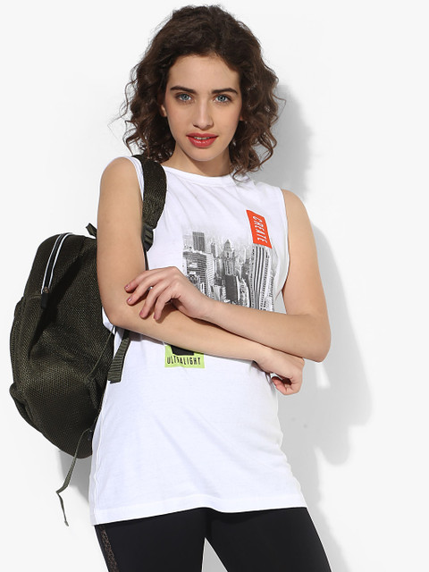 

White Printed Blouse
