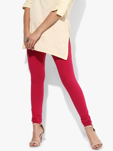 

Fuchsia Solid Churidar