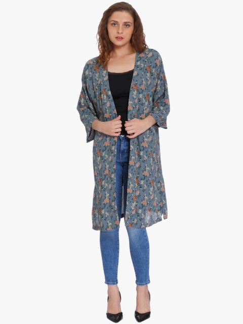 

Blue Printed Shrug