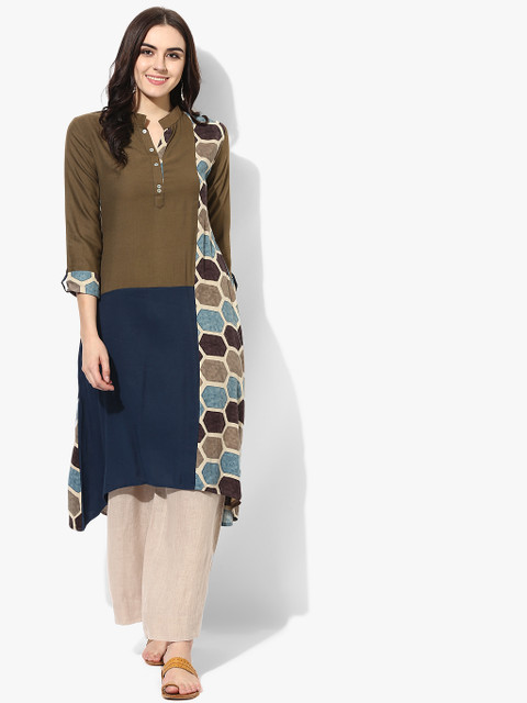 

Multicoloured Printed Kurta, Multi