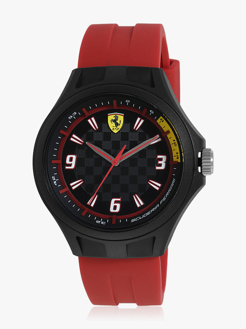 

0830282 Red/Black Analog Watch