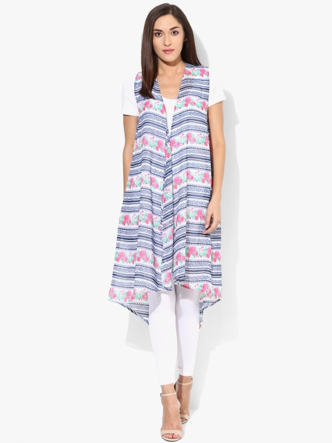 

Multicoloured Printed Shrugs, Multi