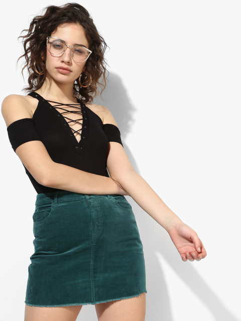 

Black Self Pattern Blouse