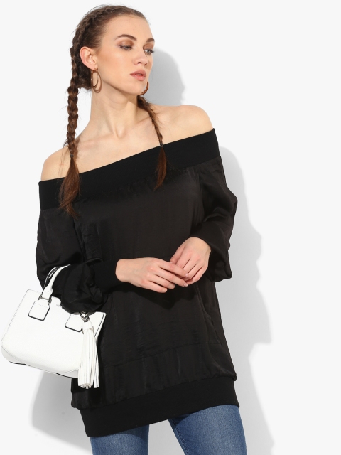 Black Solid Blouse