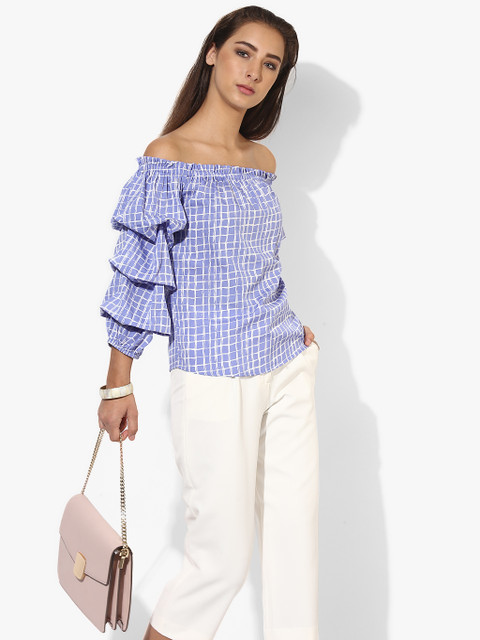 

Blue Checked Blouse