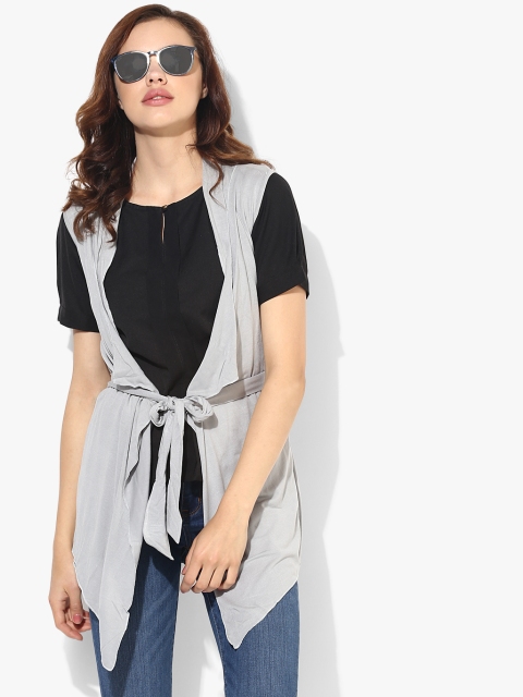 

Grey Solid Shrug