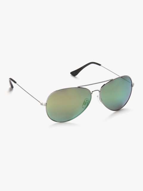

INVU Unisex Aviator Sunglasses B 1411 D, Green