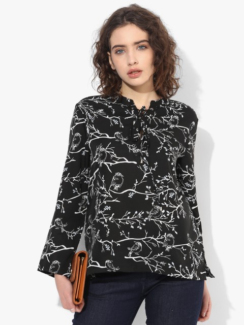 

Black Printed Blouse