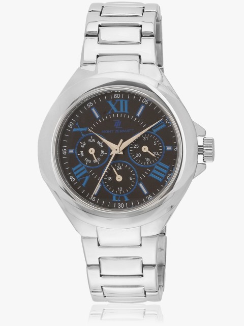 

Mz11496 Silver/Black Analog Watch