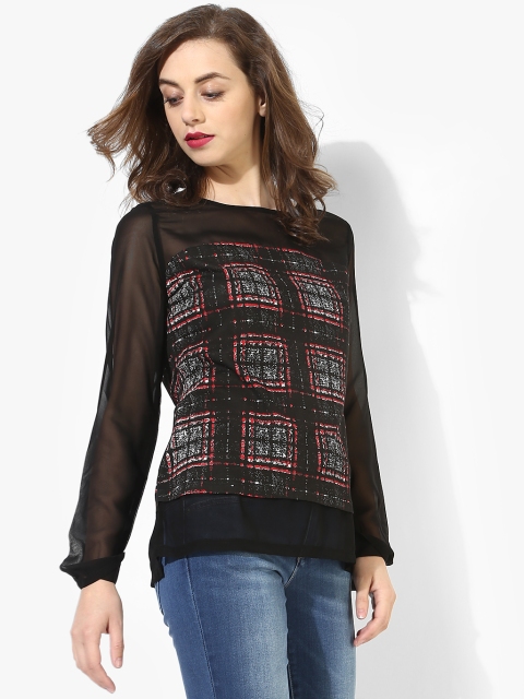 

Black Printed Blouse