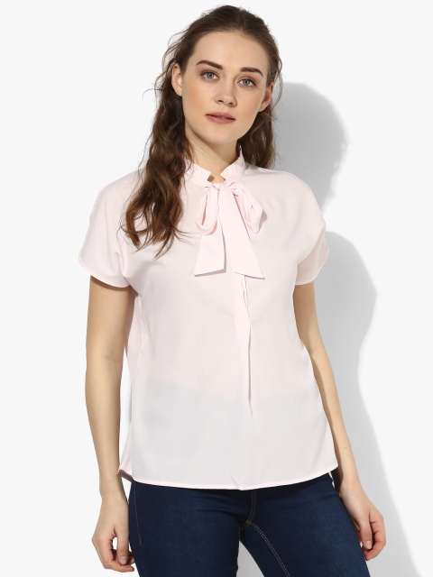 

Pink Solid Blouse