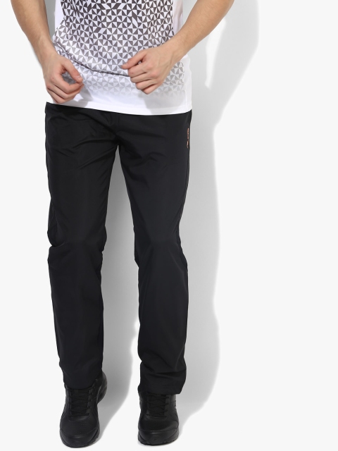 

Alcis Men Black Straight Fit Solid Track Pants