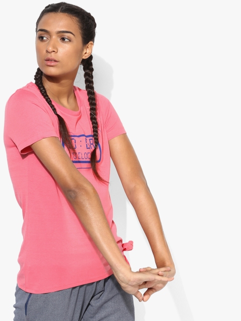 

Pink Round Neck T-Shirt