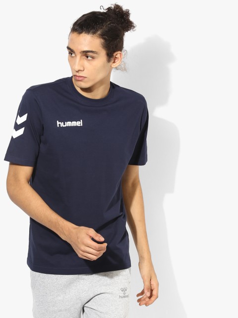 

Training Navy Blue Round Neck T-Shirt