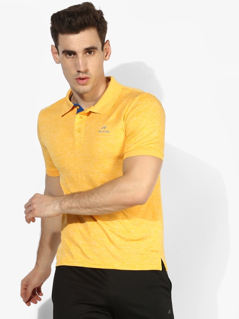 Yellow Running Polo T-Shirt