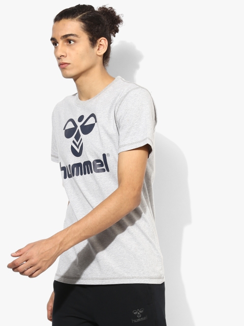 

Classic Bee Grey Melange Round Neck T-Shirt