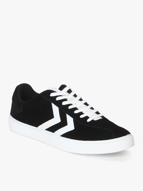 

hummel Unisex Black Suede Sneakers