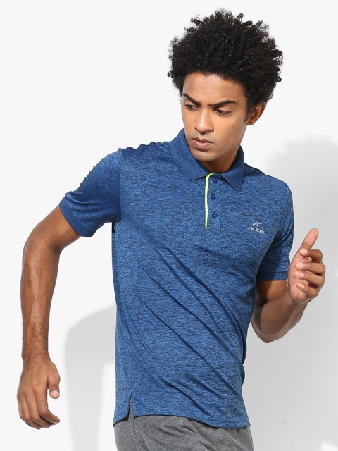 

Blue Solid Slim Fit Polo T-shirt