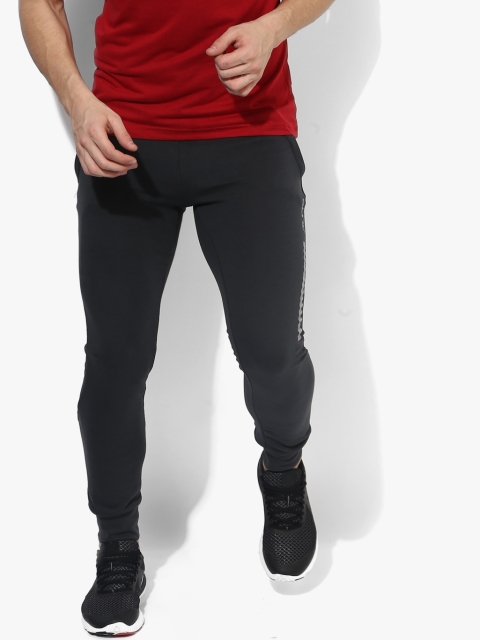 

Alcis Men Charcoal Grey Solid Joggers