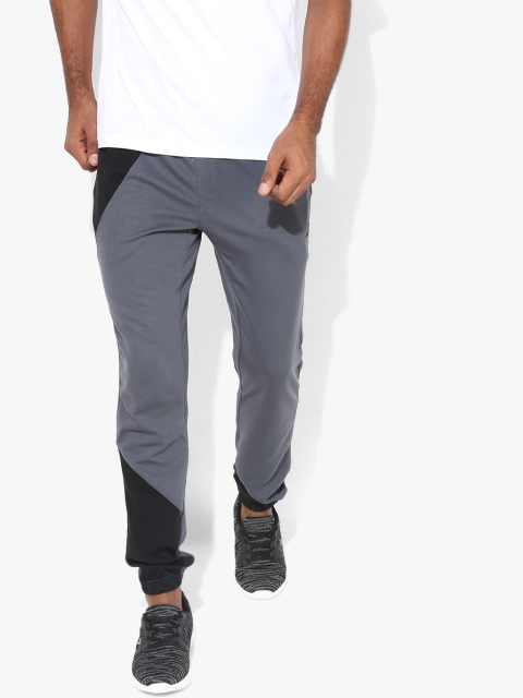 

Alcis Men Grey Straight Fit Colourblocked Joggers