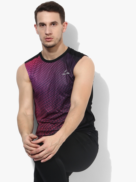 

Alcis Men Black & Pink Printed Innerwear Tank Vests AKRUMSL0530179