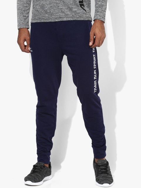 

Alcis Men Navy Blue Solid Track Pants